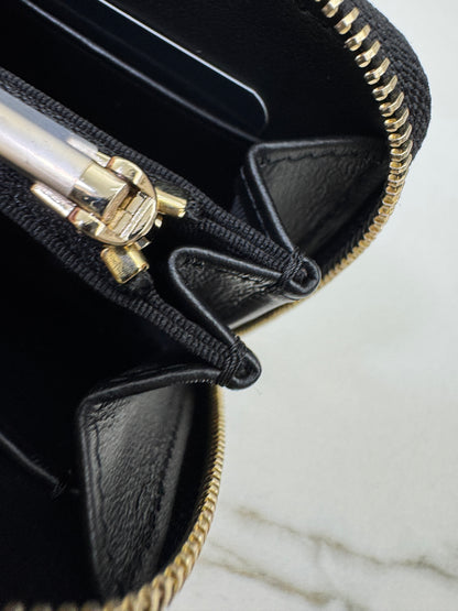 CHANEL 24B半鑽扣 加大零錢包 可放對摺紙幣