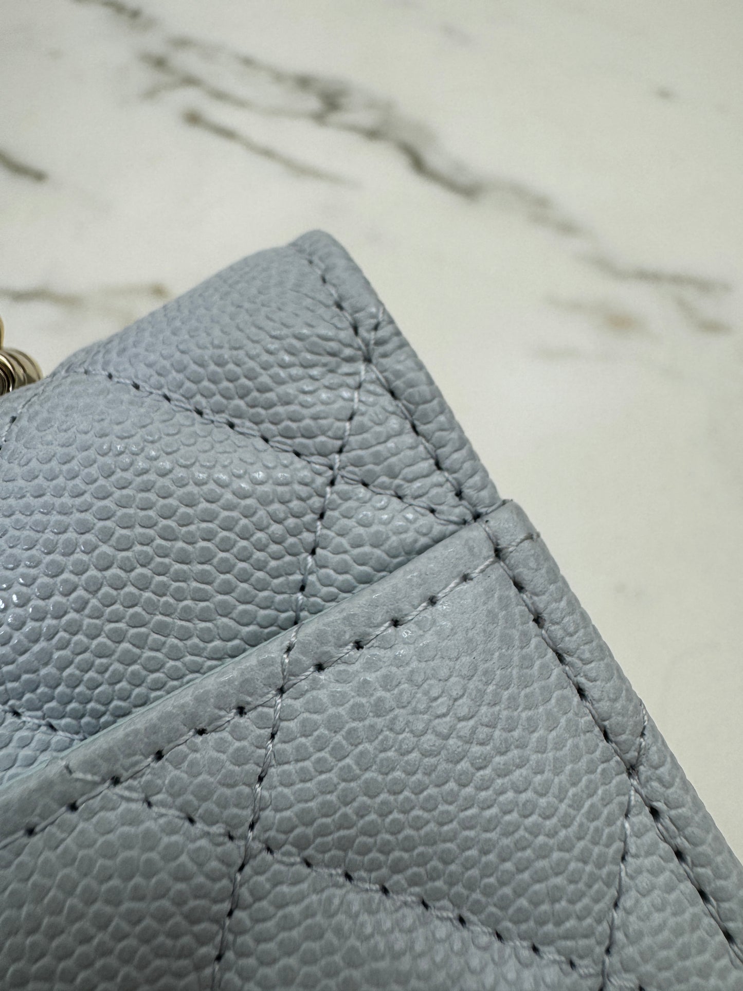 CHANEL 25S Kelly 手機包 Baby Blue