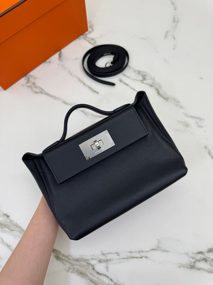 HERMES Mini 2424 黑銀