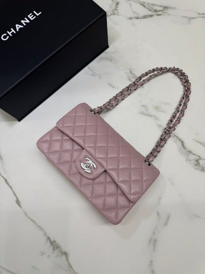 CHANEL CF23 牛皮 干燥玫瑰粉24P