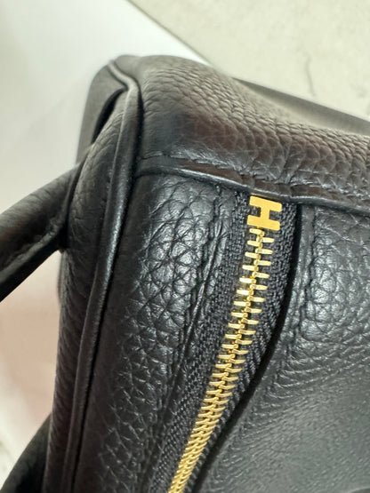 HERMES Lindy26 黑色金扣 TC