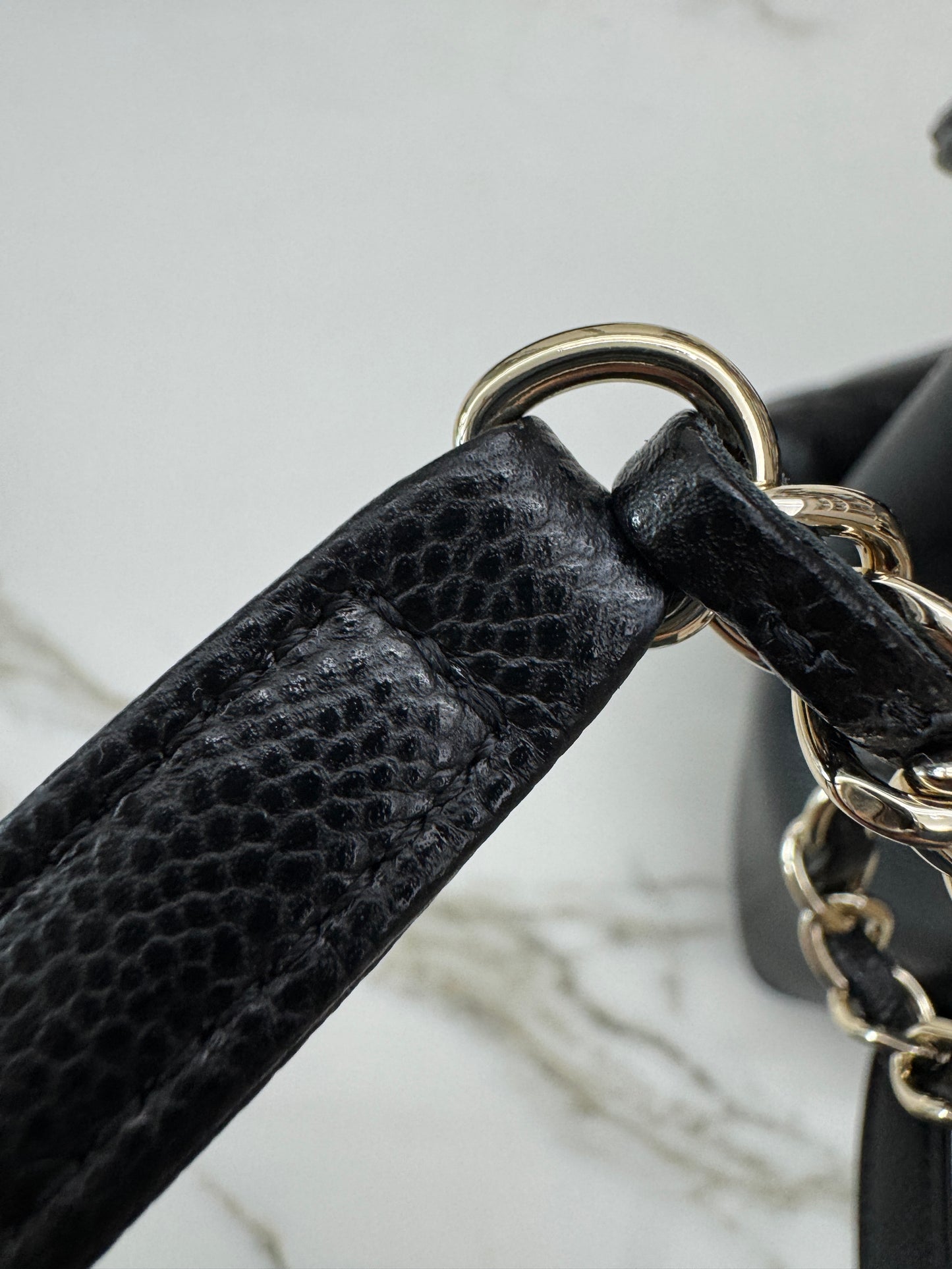 CHANEL 青蛙Duma 荔枝牛皮 Large