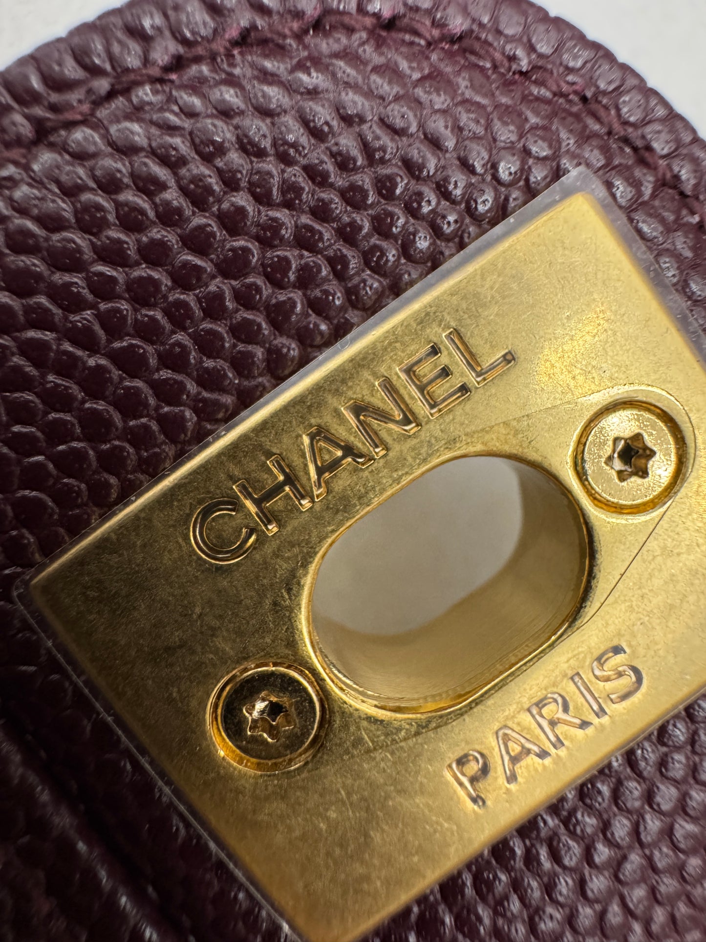 CHANEL Preppy Coco Small 酒紅色