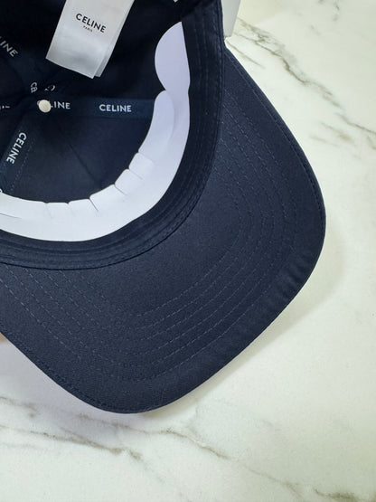 CELINE 凱旋門鴨舌帽 藏藍色