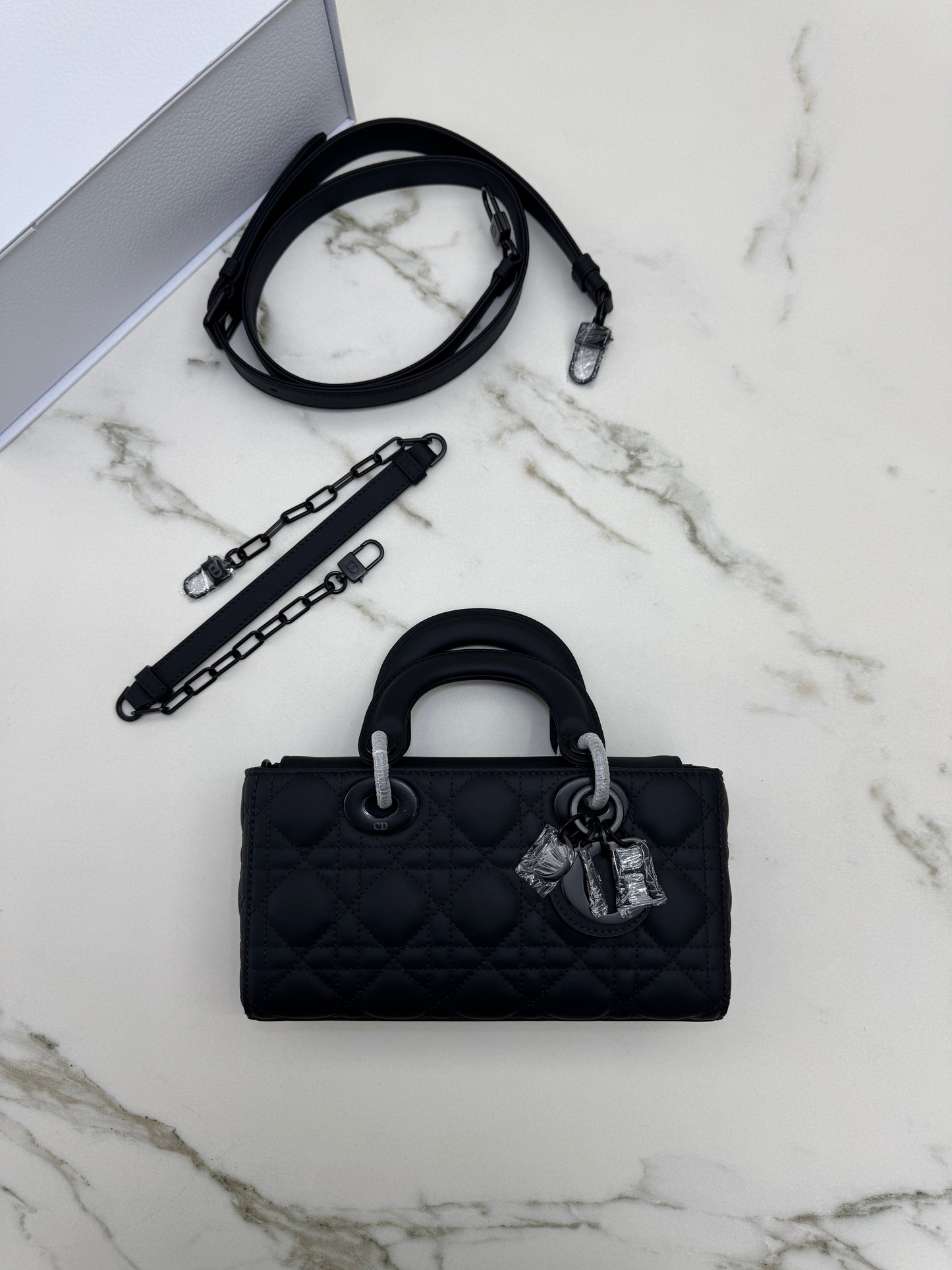 DIOR D-joy Small Matte Black