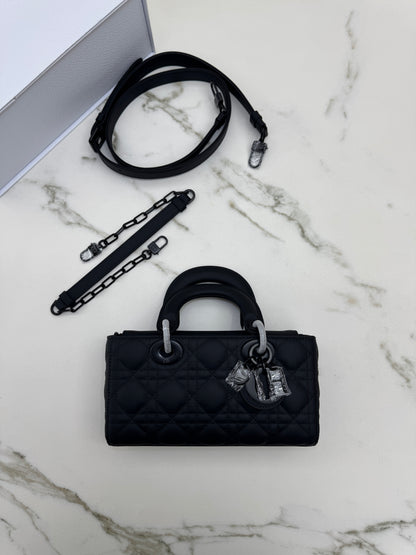DIOR D-joy Small Matte Black