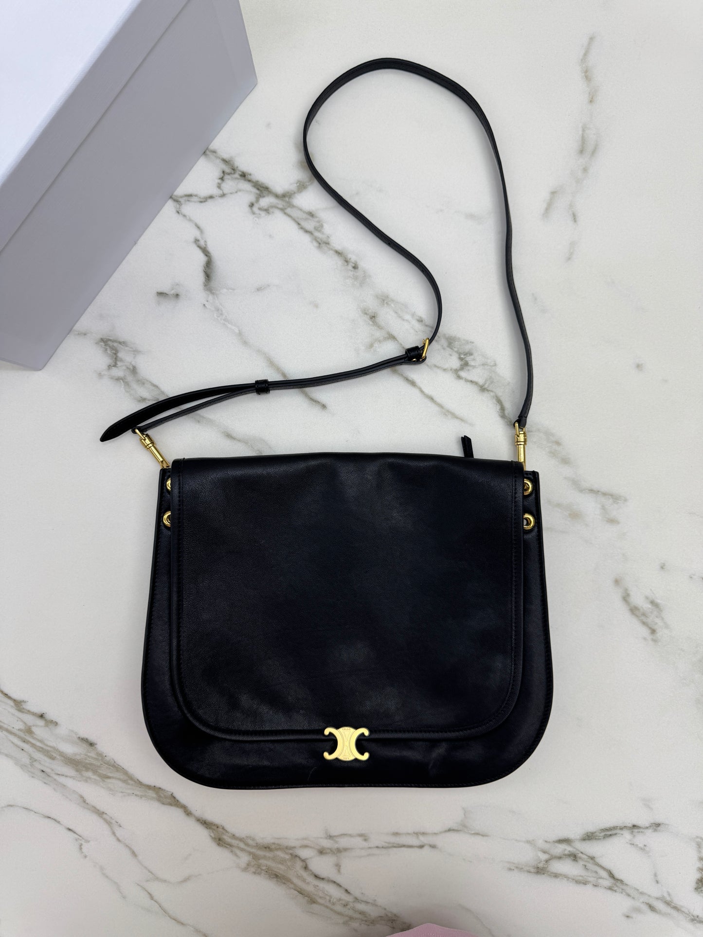 CELINE Soft Triomphe Besace