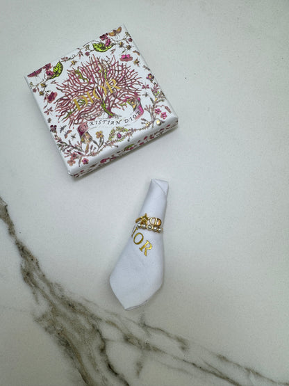DIOR Petit CD 珍珠戒指