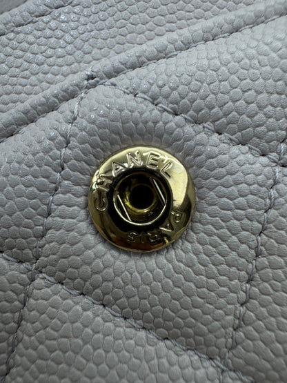 CHANEL CF23 Small 21S Liliac Caviar Calfskin GHW