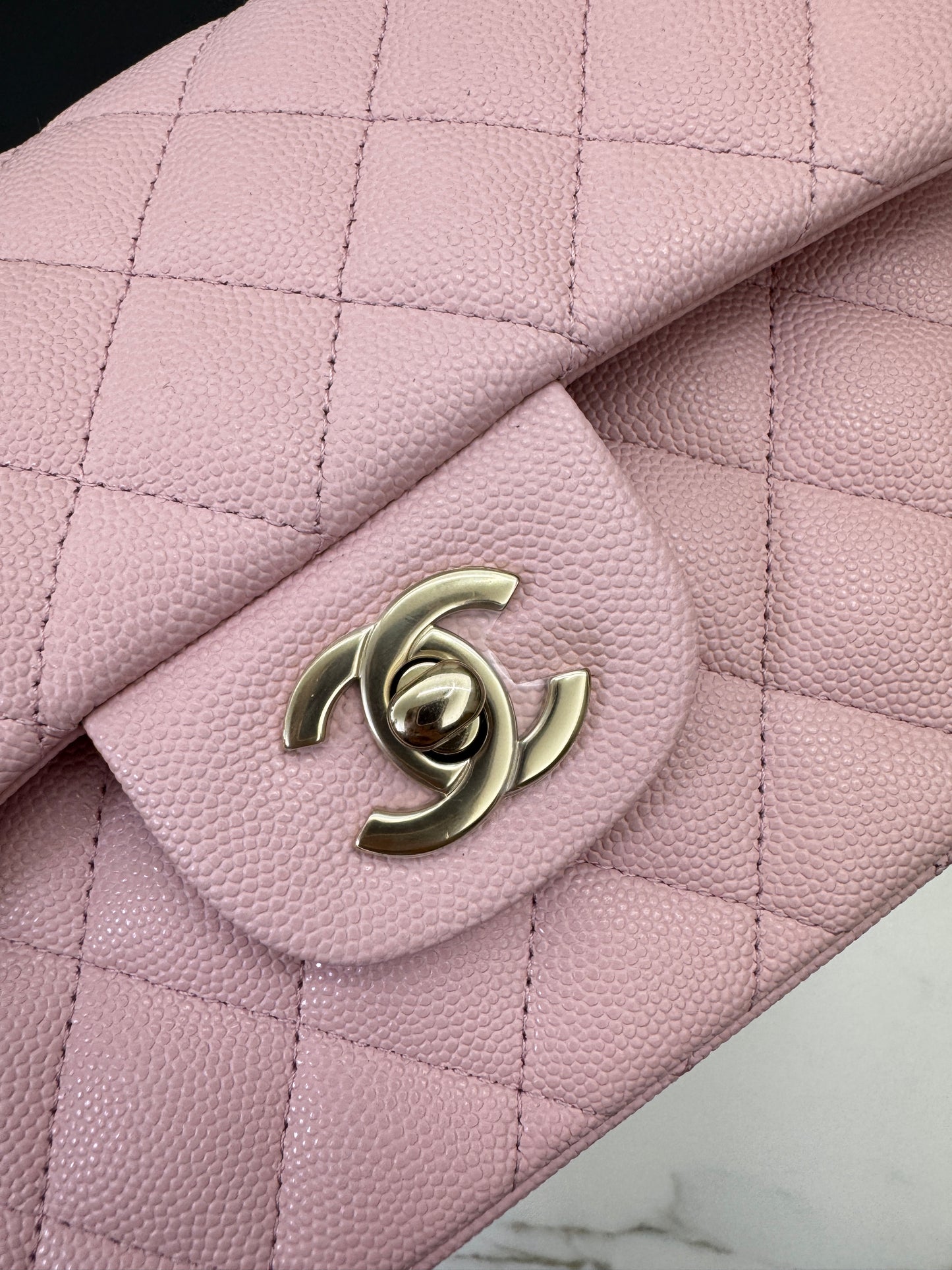 CHANEL 22B櫻花粉 CF23 Small Sakura Pink
