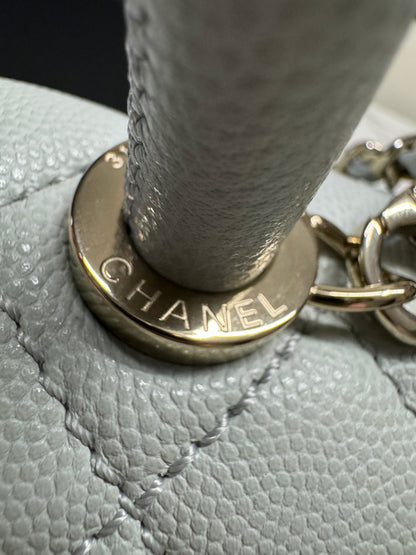 CHANEL Cocohandle 冰川藍 24P Small