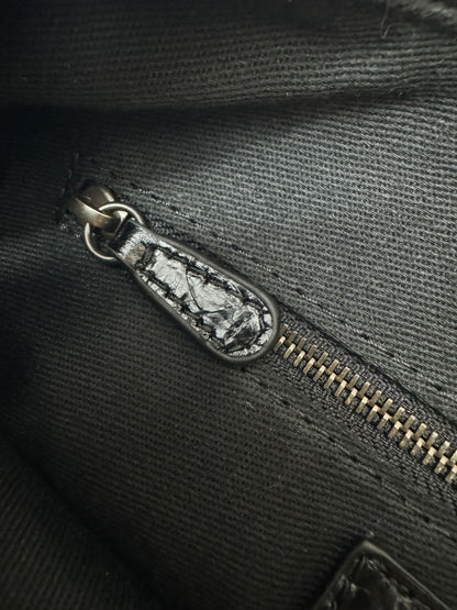 BALENCIAGA Le City Hobo 黑色油蠟皮