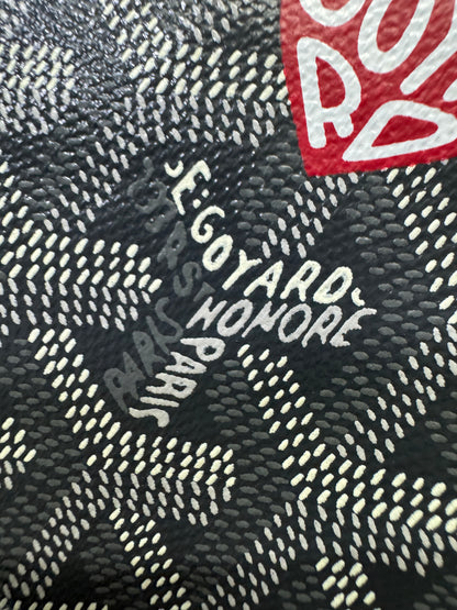 GOYARD 灰色Hobo 紅色小愛心
