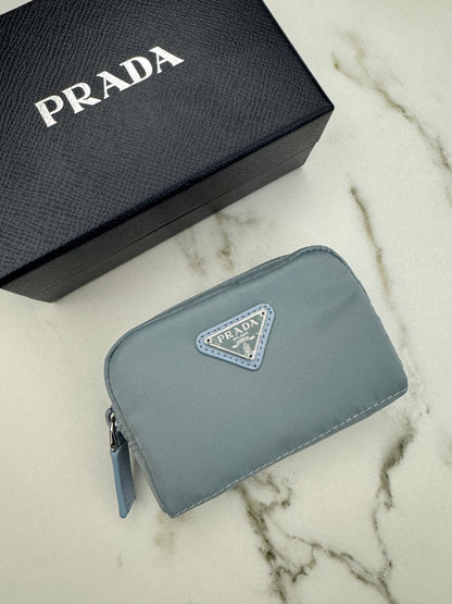 PRADA Re-nylon Necessaire 粉藍色 代工廠原單渠道貨