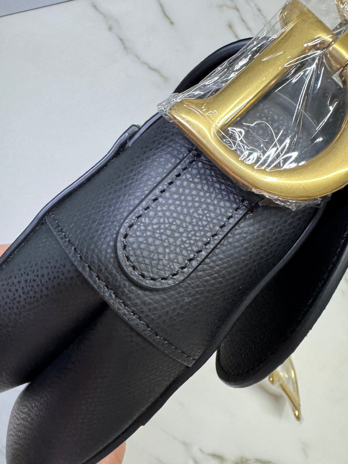 DIOR Saddle Medium Black