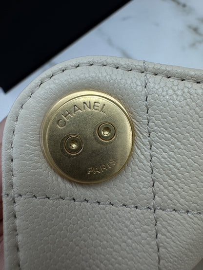 CHANEL Mini 25Bag 米色