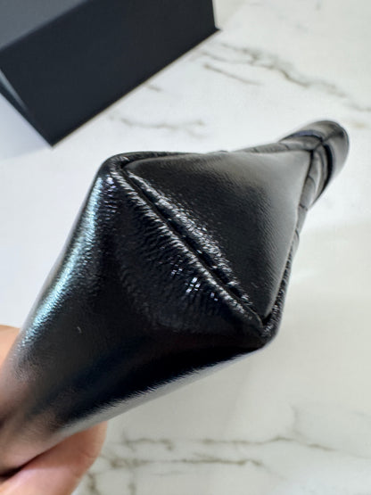 CHANEL 31Bag Nano 黑色油臘羊皮