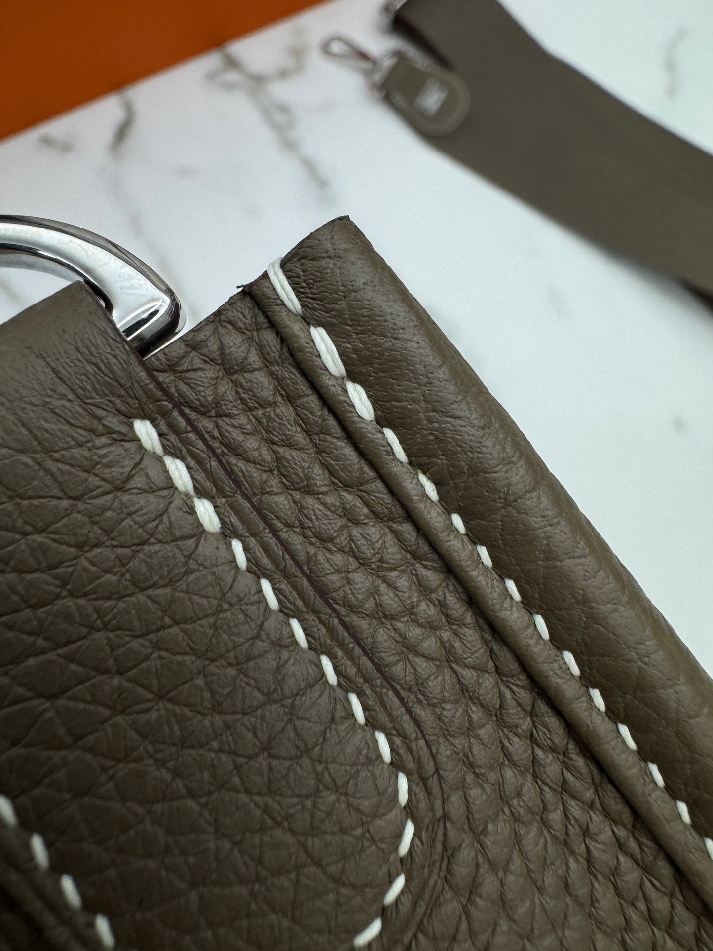 HERMES Evelyne 29 大象灰銀扣