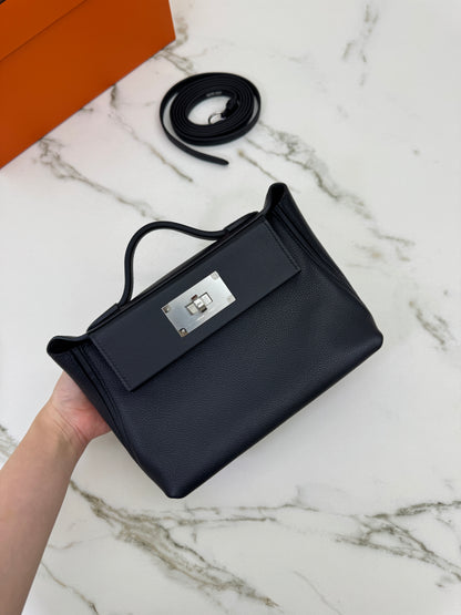 HERMES Mini 2424 黑銀