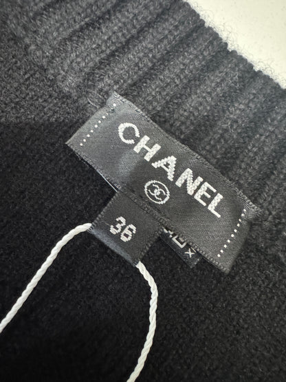 CHANEL 25P拉鏈袖外套 98% Cashmere