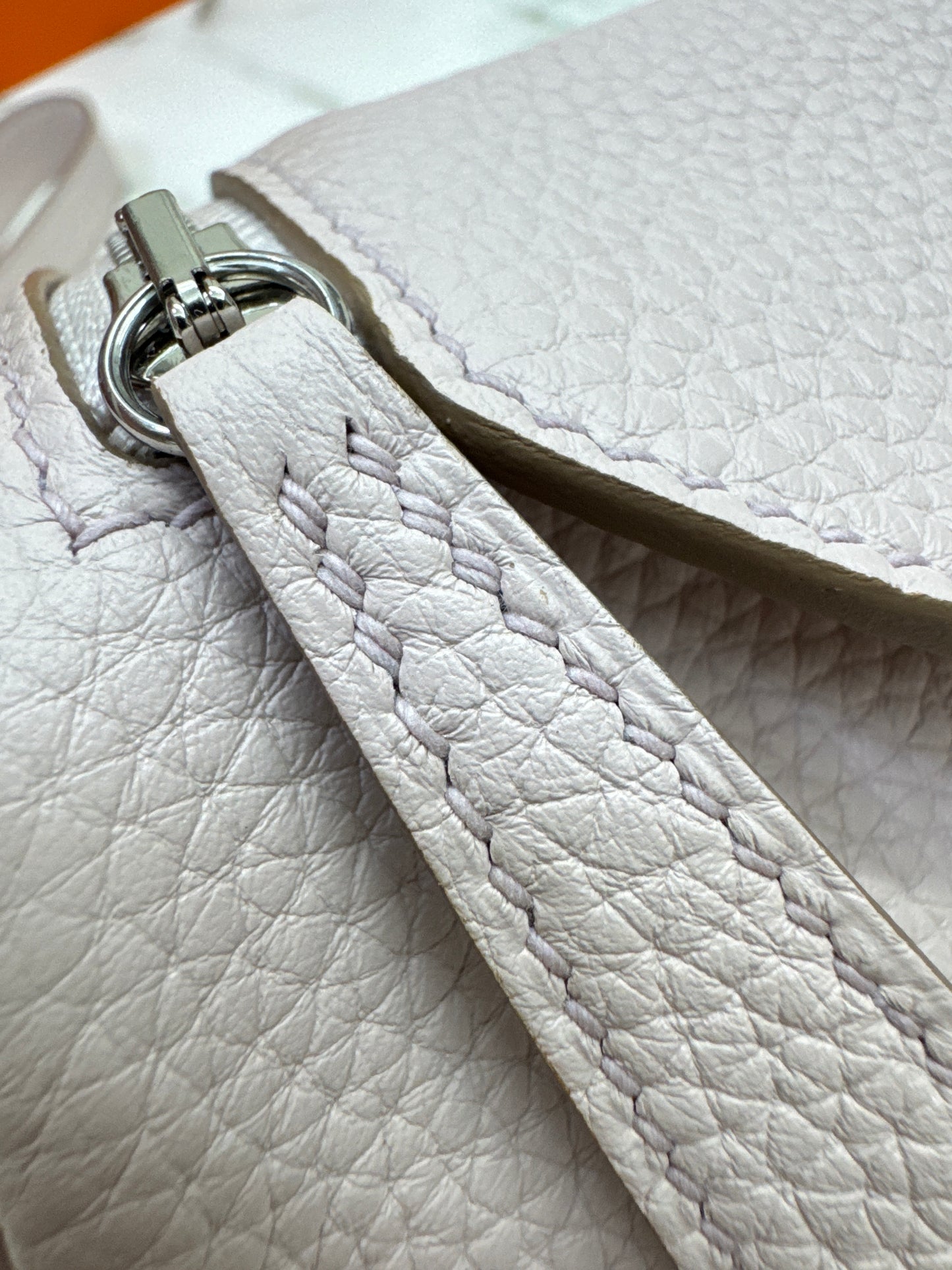 HERMES Mini Lindy 夢幻紫銀扣