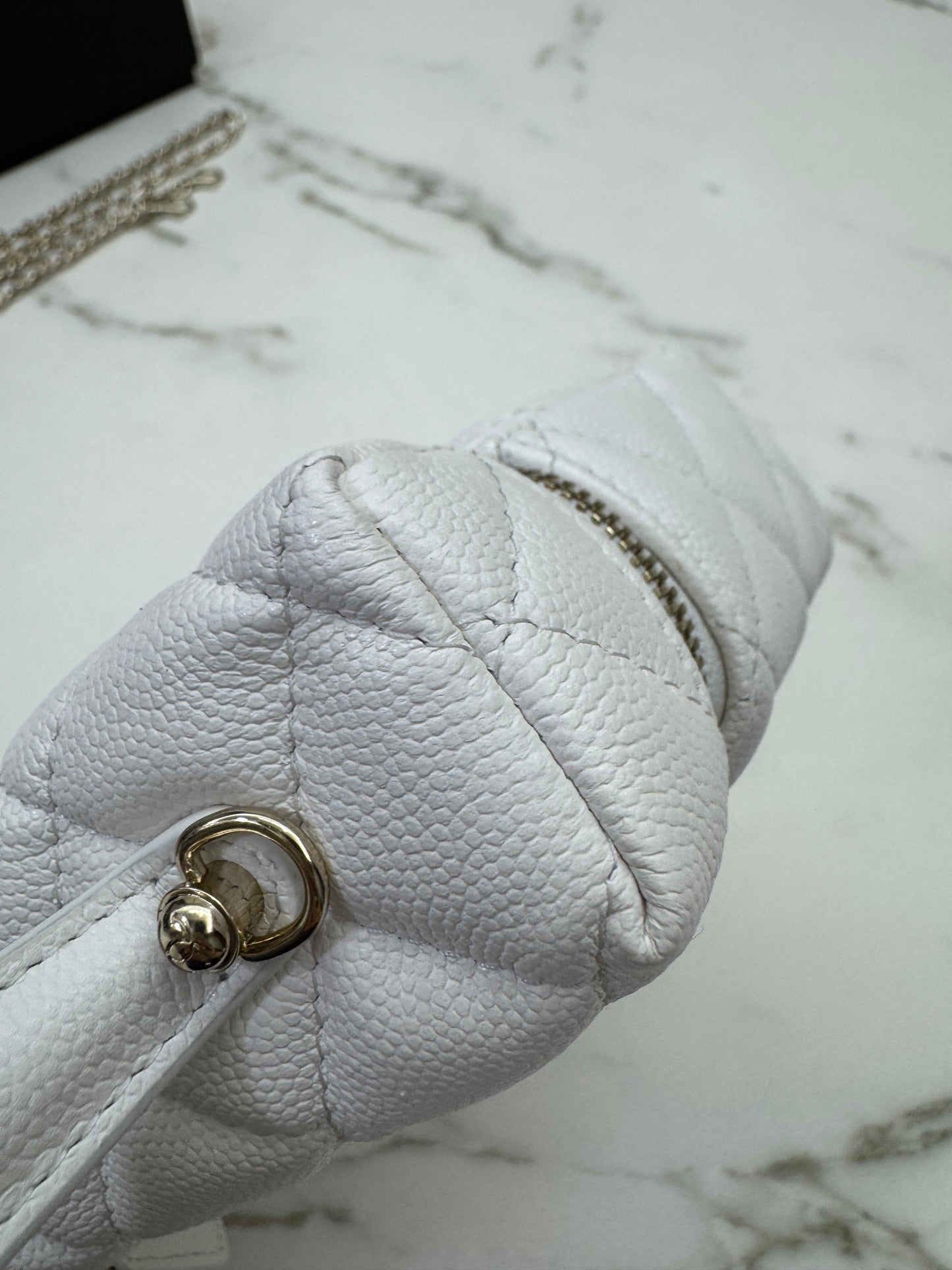 CHANEL 25C LP盒子包 白色 Vanity