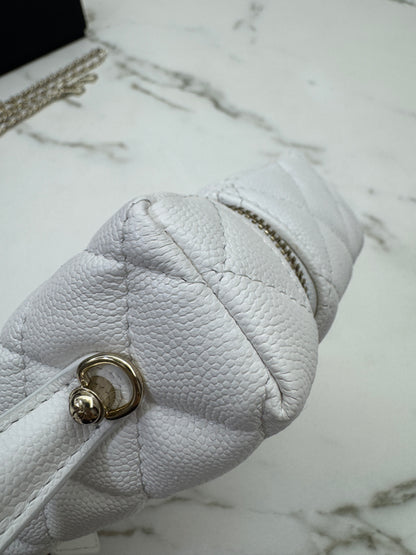 CHANEL 25C LP盒子包 白色 Vanity