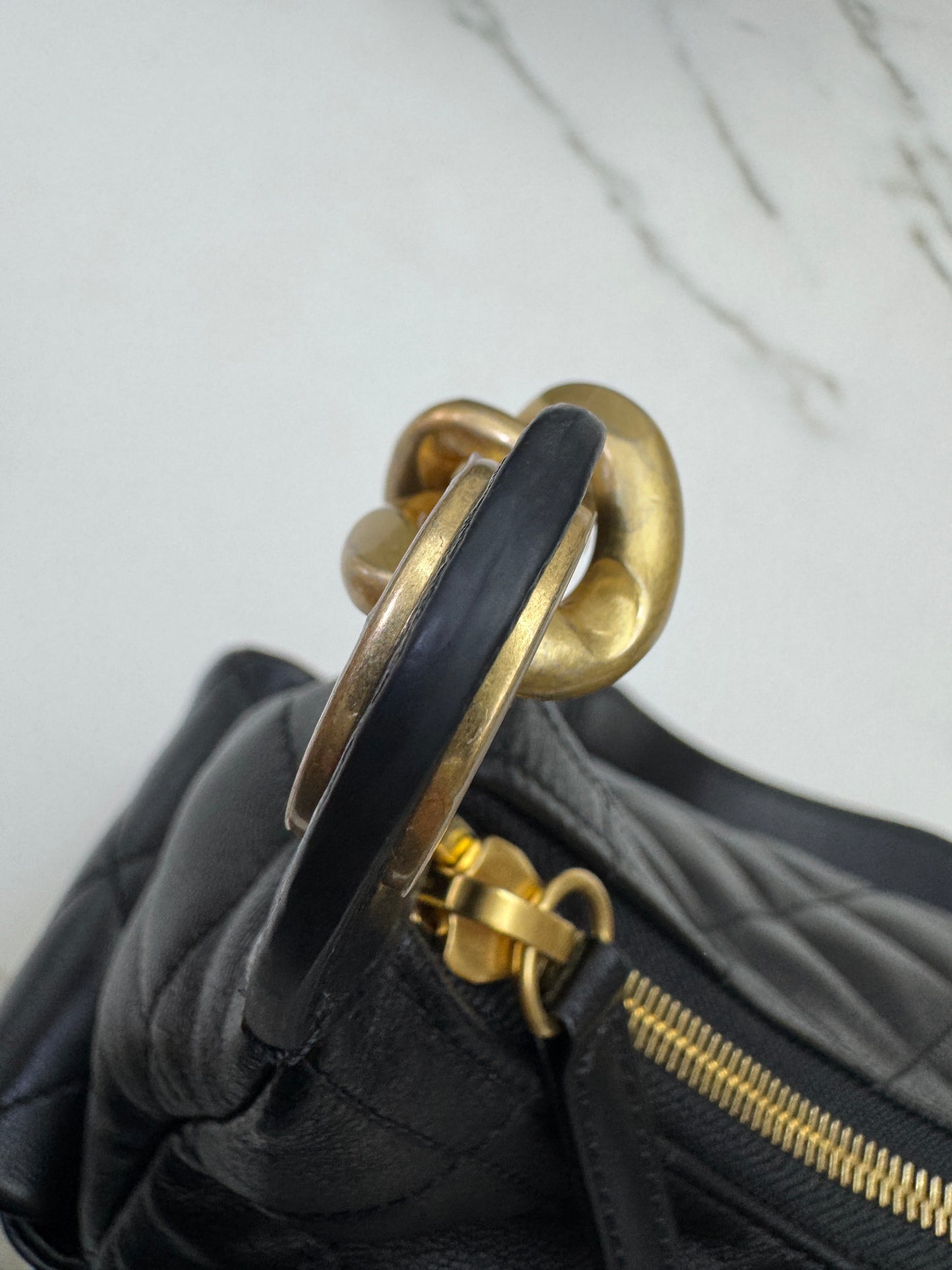CHANEL 25C 多口袋Hobo 黑色