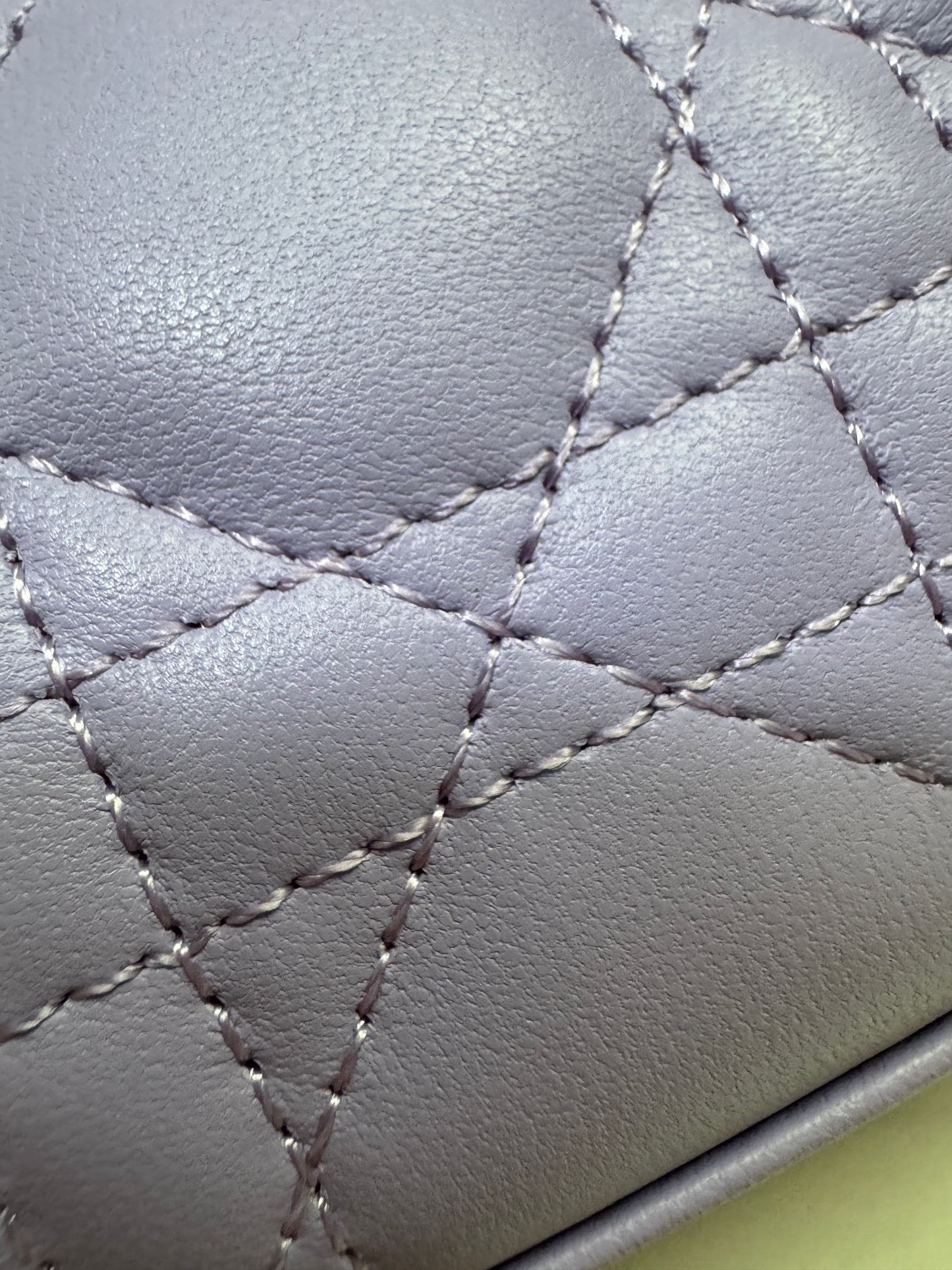 DIOR Mini Lady Dior 紫色羊皮