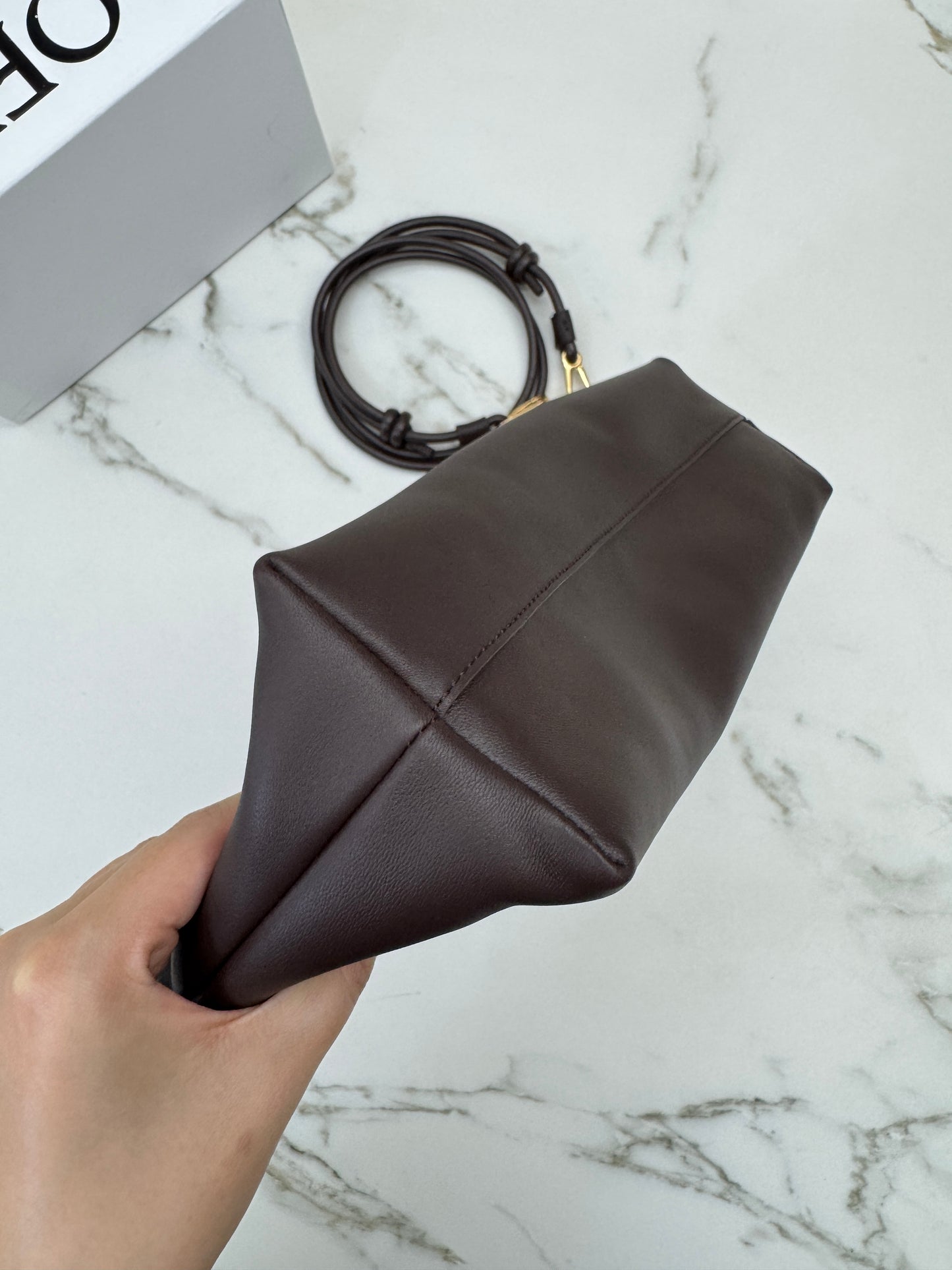 LOEWE Flamenco Purse Medium Dark Chestnut