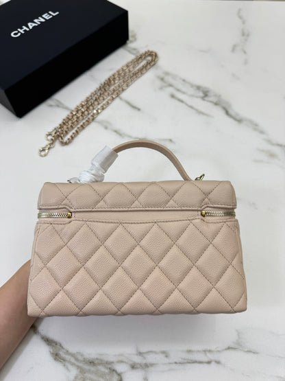 CHANEL LP盒子包 淺杏色