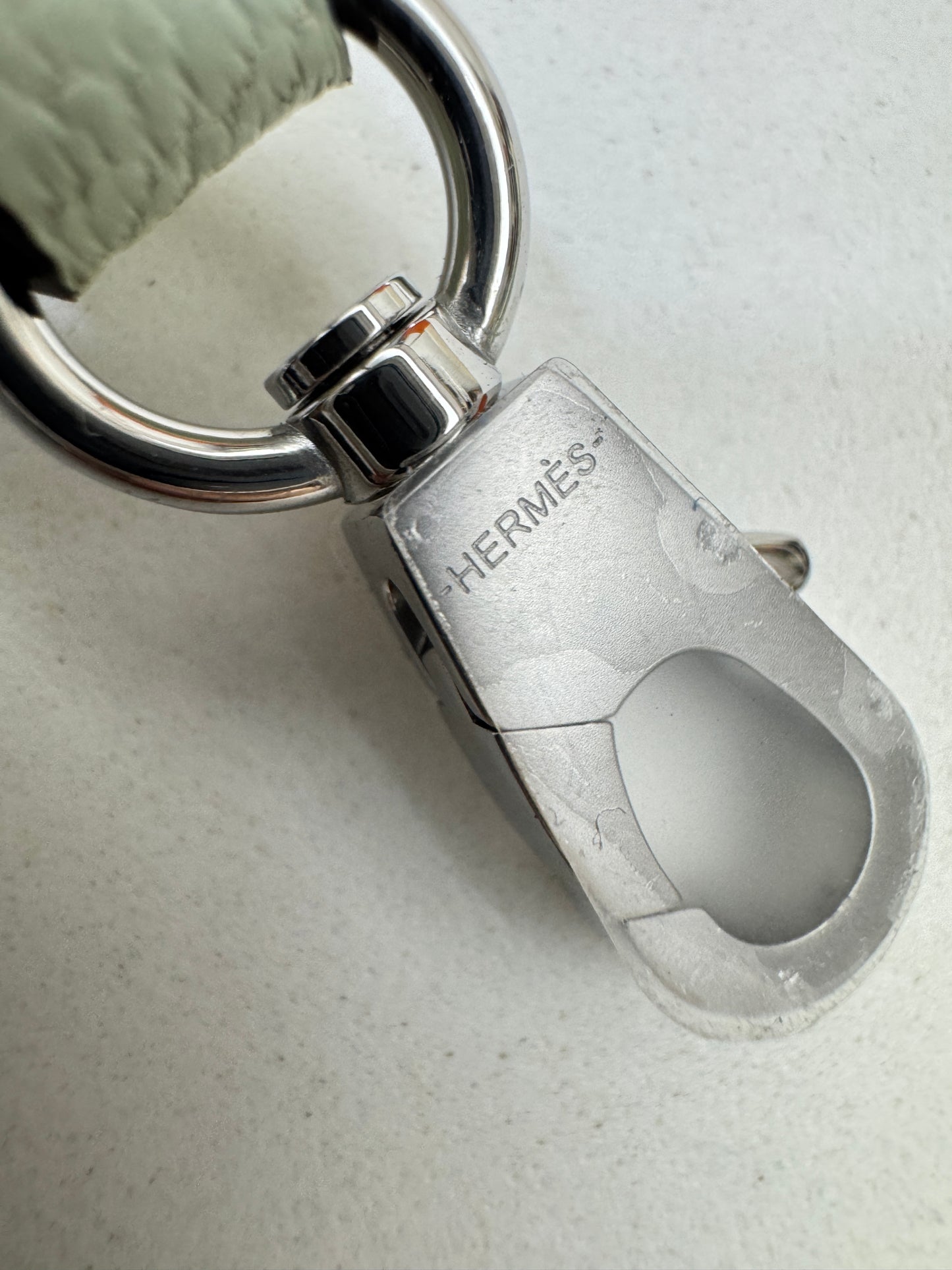 HERMES Mini Bolide 氣泡綠 山羊皮 銀扣 Mysore Vert Fizz PHW