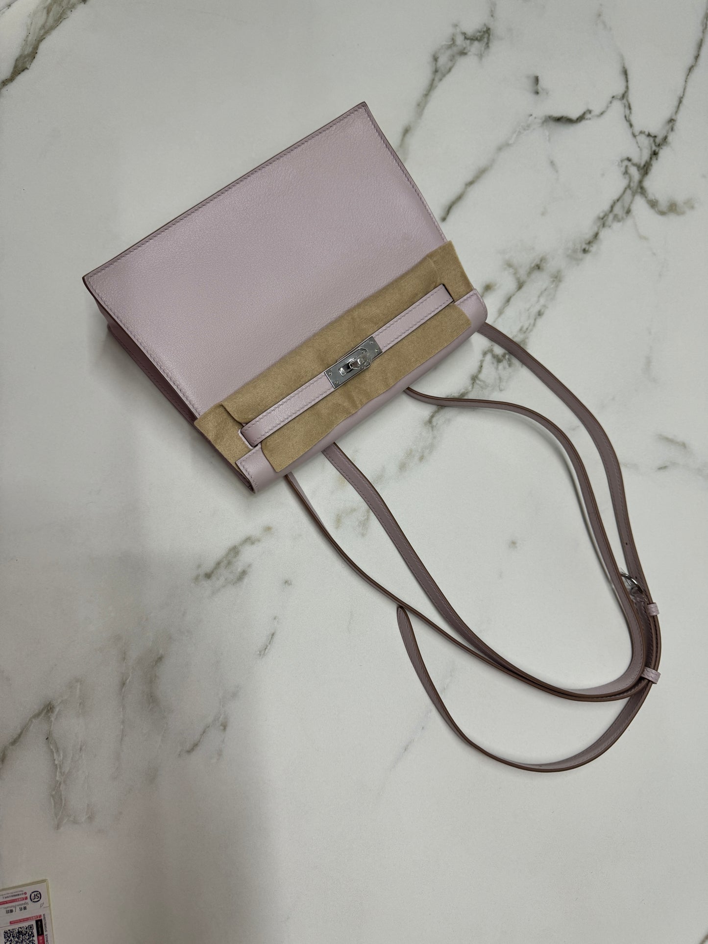 HERMES Kelly Danse 夢幻紫 銀扣 Swift