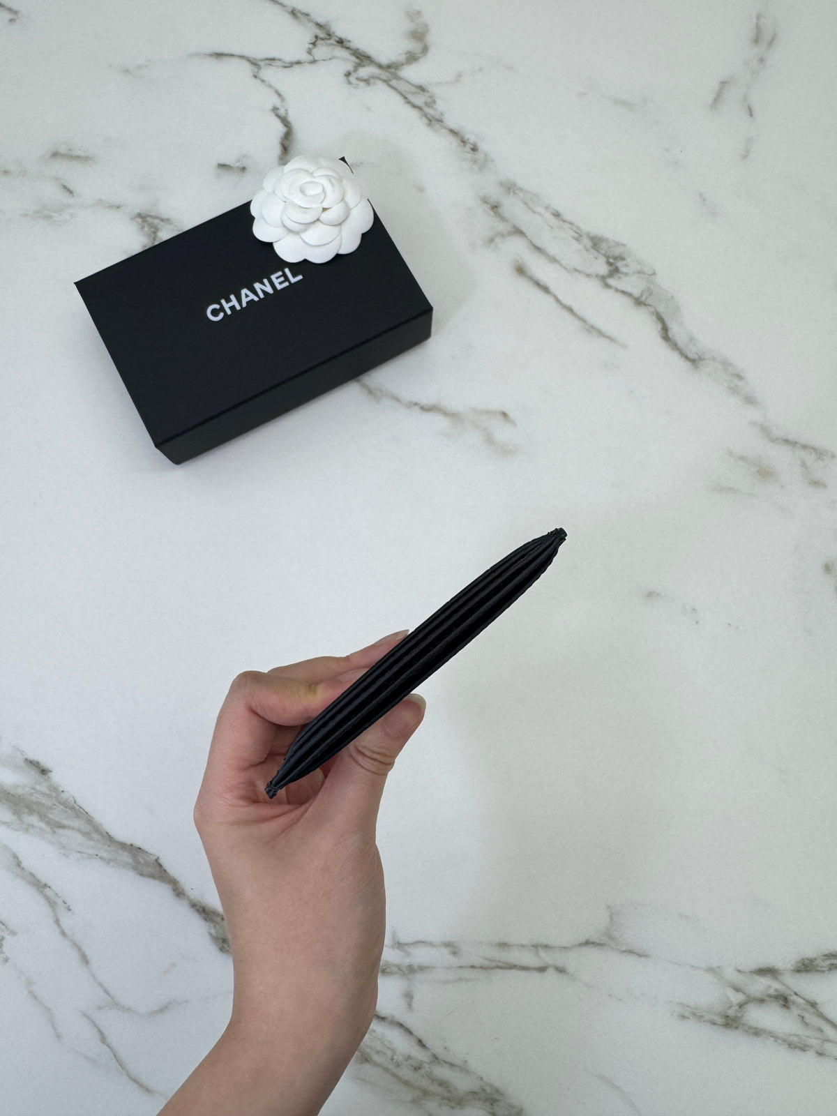 CHANEL 26A Crocodile Cardholder