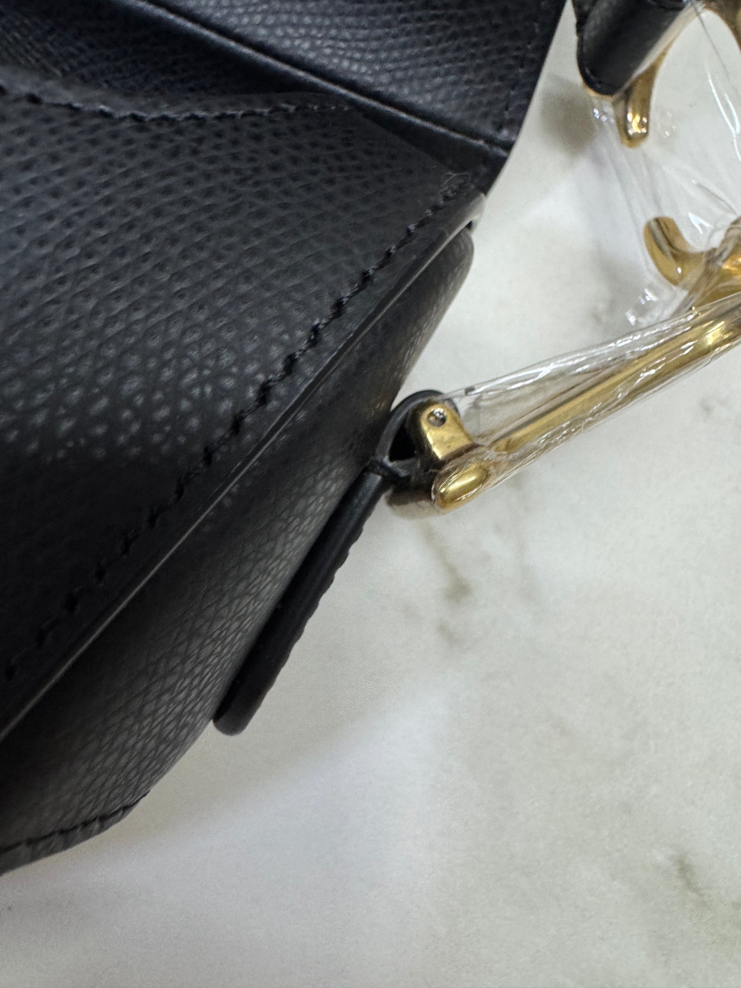DIOR Saddle Medium Black