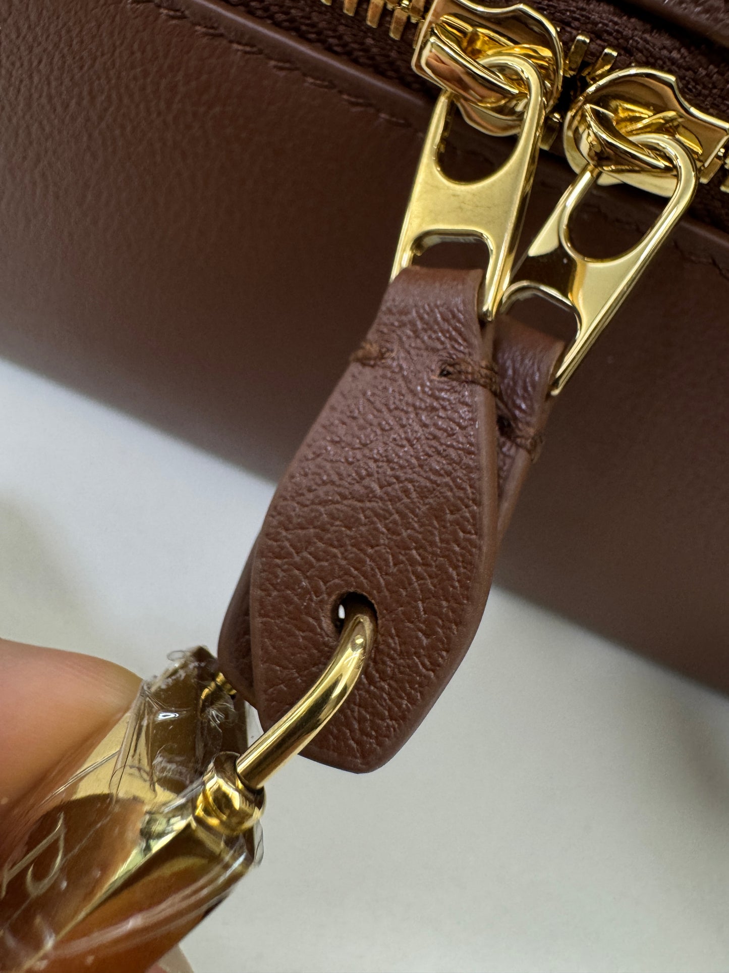 LORO PIANA Extra Bag 23 焦糖棕色