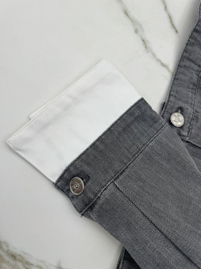 CHANEL 25P 灰色牛仔外套 Denim Jacket