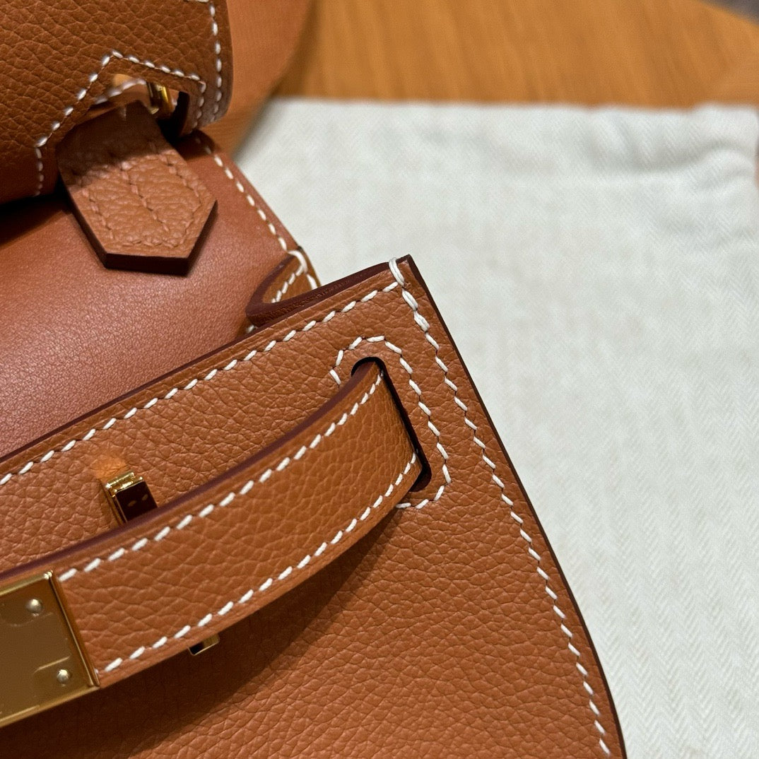 HERMES Mini Jypsiere 金棕金扣 Gold