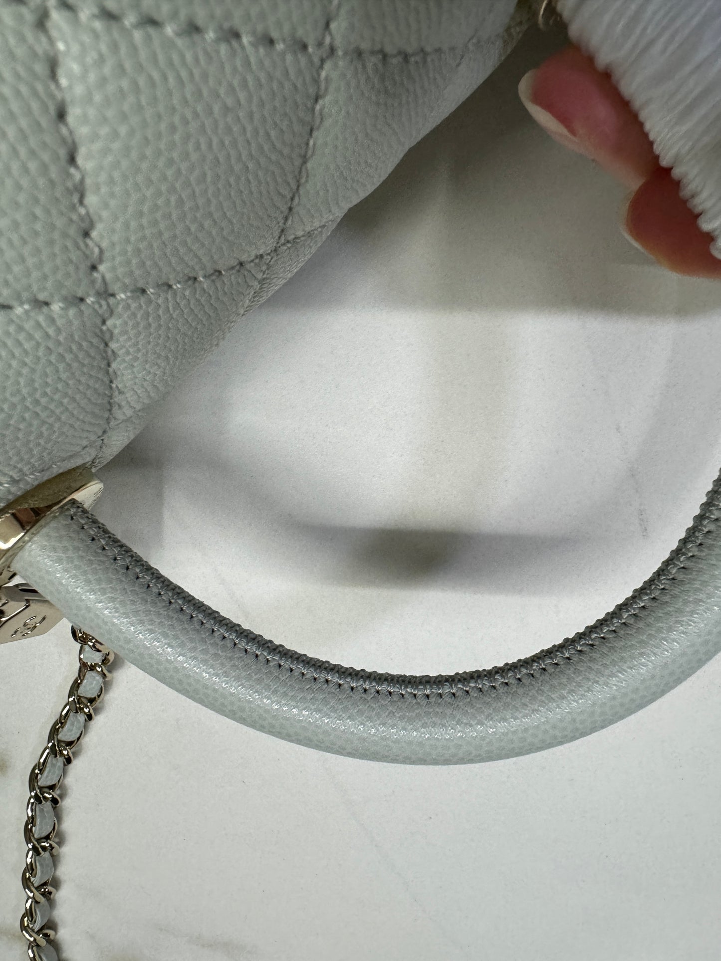 CHANEL Cocohandle 冰川藍 24P Small