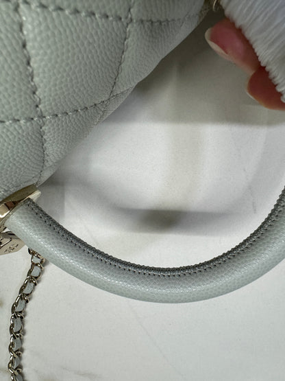 CHANEL Cocohandle 冰川藍 24P Small