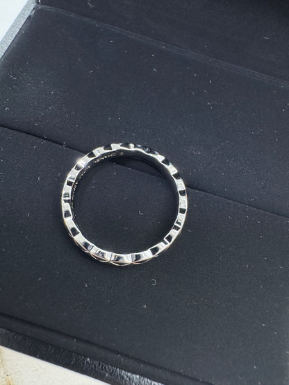 CHANEL Coco Crush Mini戒指 白金色