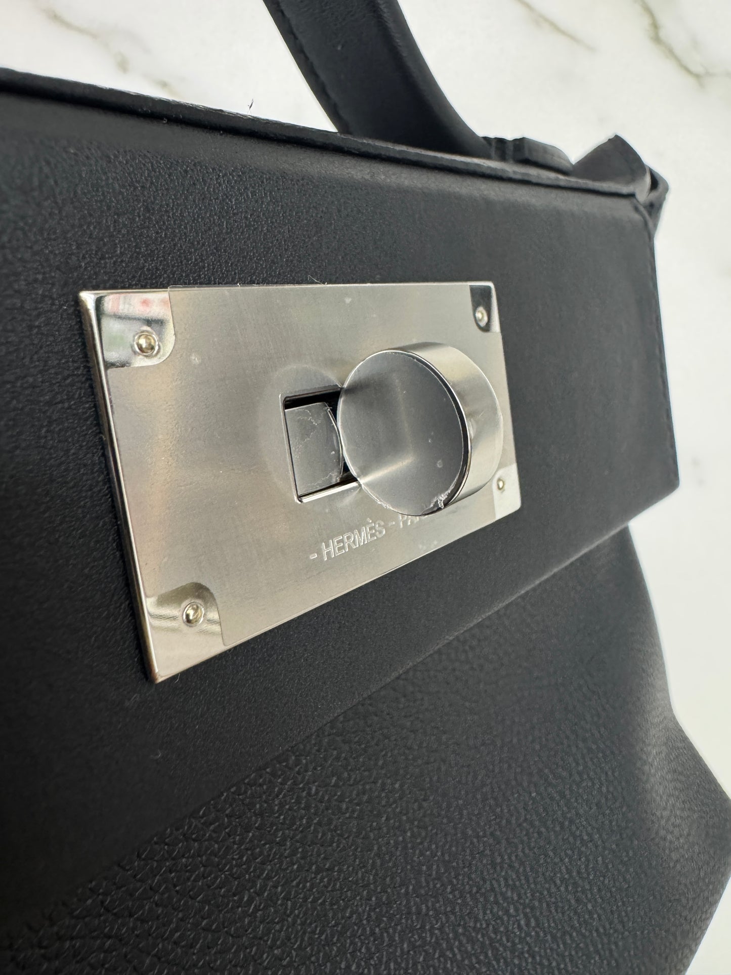 HERMES Mini 2424 黑銀