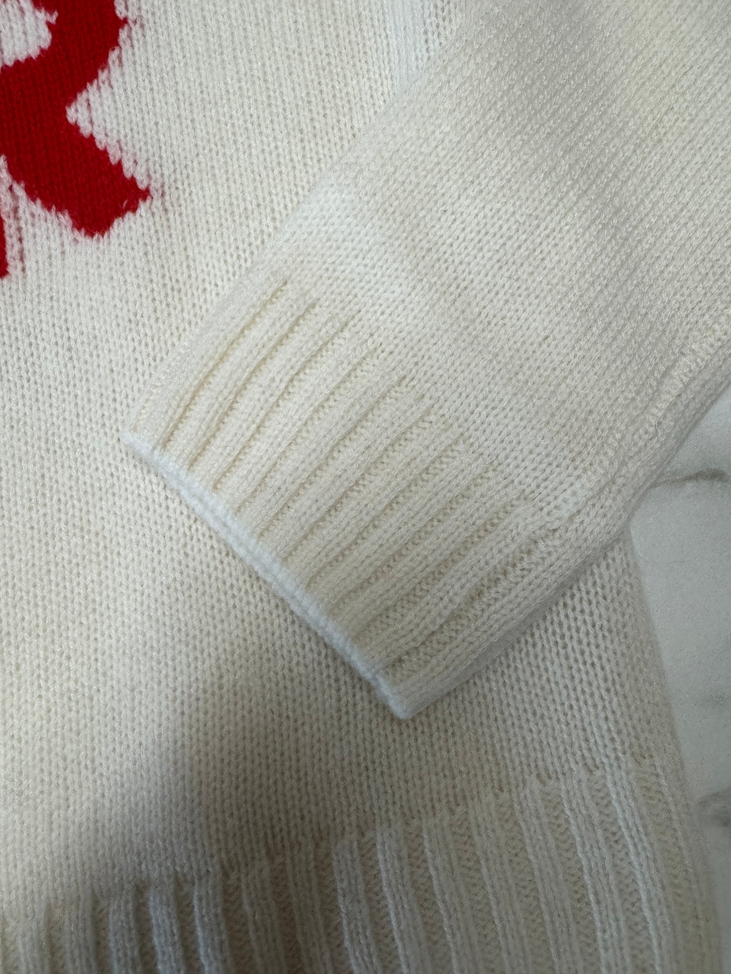 DIOR Miss Dior 紅字薄毛衣