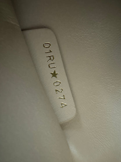 DIOR Caro Backpack Medium 奶茶色