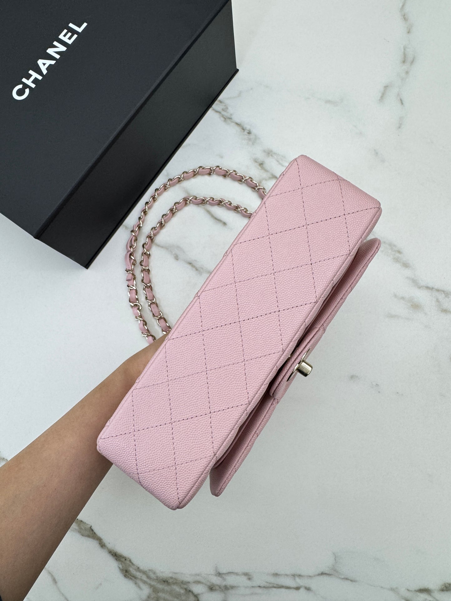 CHANEL CF23 Small 22B 櫻花粉