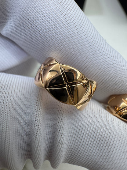 CHANEL Coco Crush 玫瑰金耳環