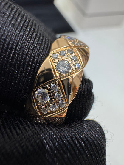 CHANEL Coco Crush Ring 米金色 Beige Gold