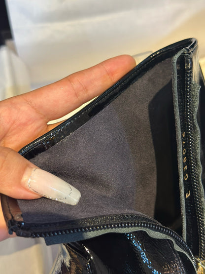 CHANEL 皺漆皮短靴￼23A