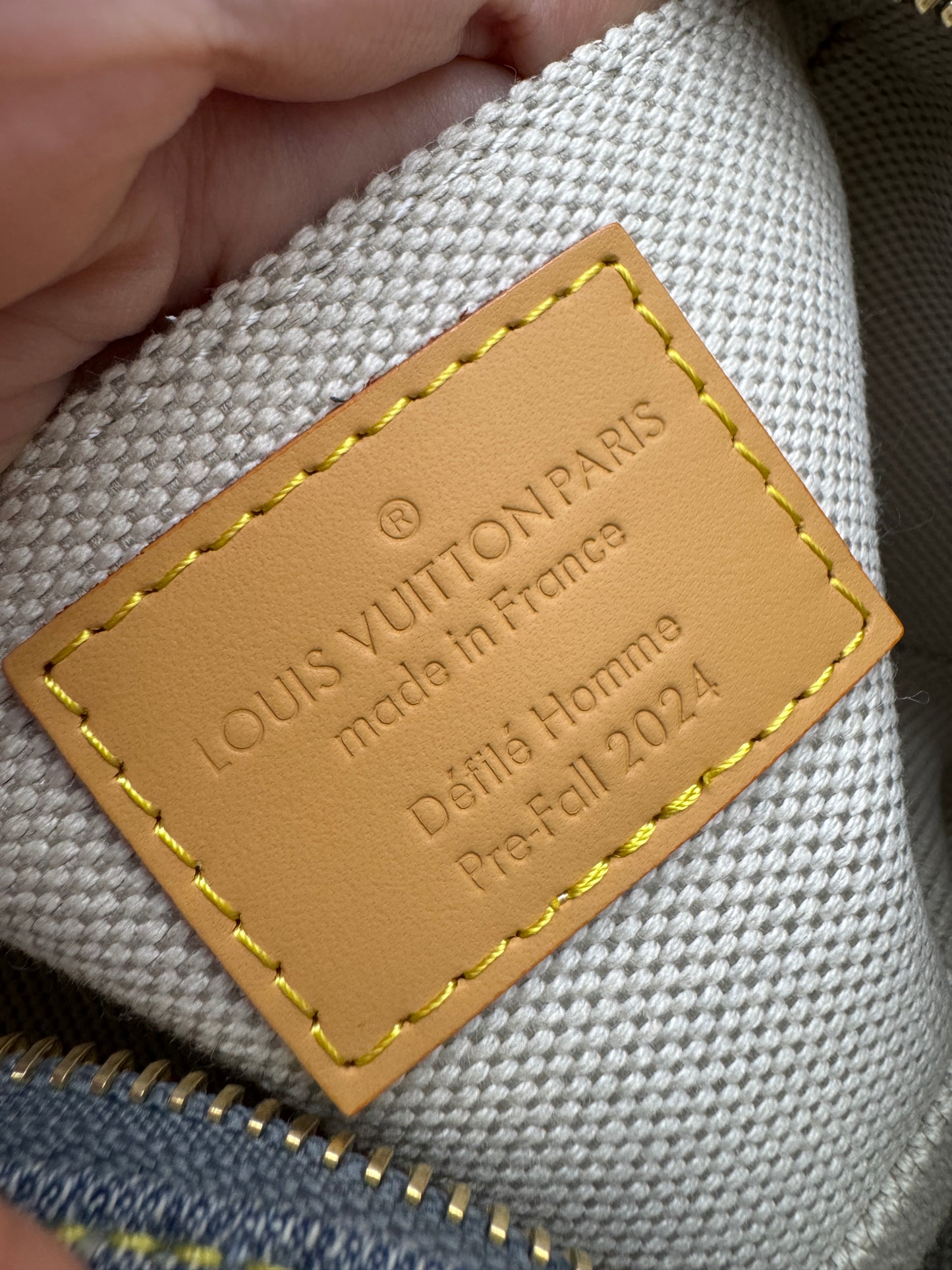 LV Nano Speedy 棋盤格牛仔