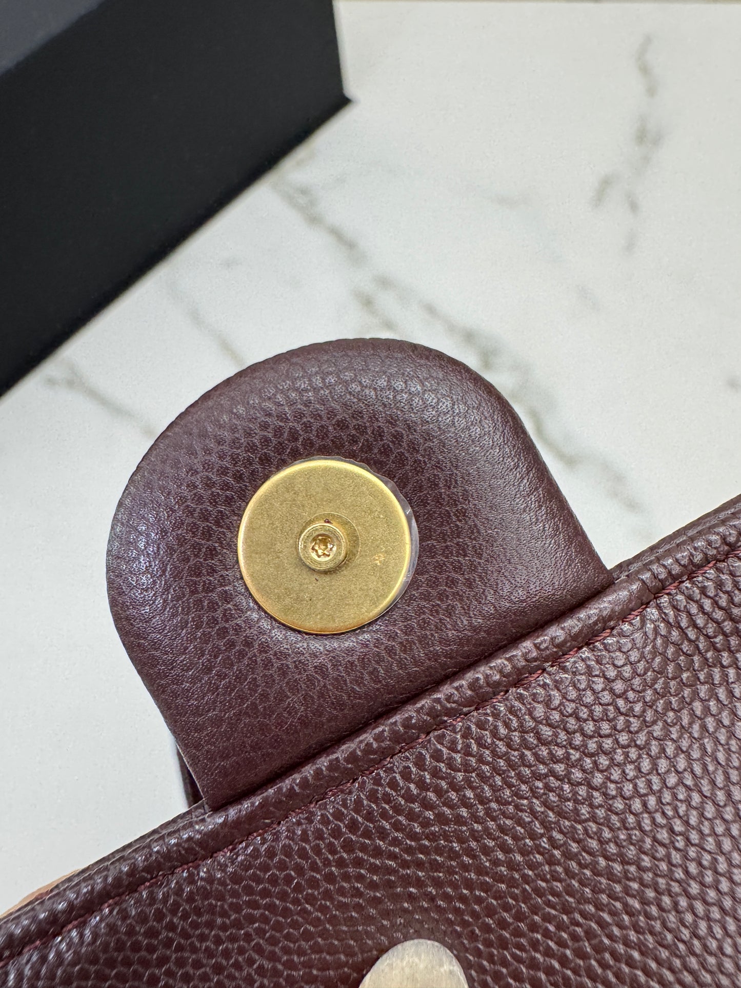 CHANEL 25Bag 荔枝牛皮 Small Chocolate
